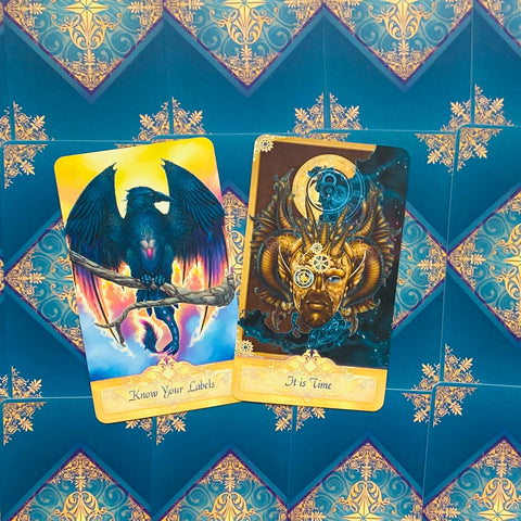 Seeker Oracle Cards Deck by Ravynne Phelan Blue Angel Tarot Divination