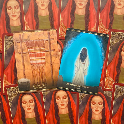 The Mystique Of Magdalene An Oracle Of Love Cards Deck Blue Angel C. Y. Rose NEW