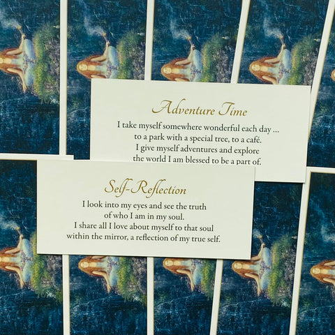Because I Love Myself Cards Deck Mini Blue Angel Lucy Gavendish Esoteric NEW
