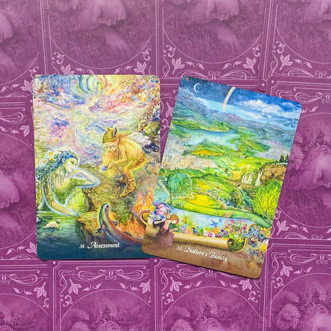 Gratitude Oracle Cards Deck by Angela Hartfield & Josephine Wall Blue Angel