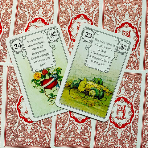 Red Owl By Mlle Lenormand 36 Cards Deck Esoteric Fortune Telling Agm 1067012988