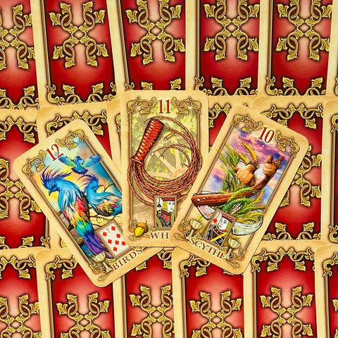 Lustrous Lenormand Oracle Cards Deck Llewellyn By Ciro Marchetti Divination NEW