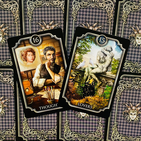 Fin de Siècle Kipper Oracle Deck by Ciro Marchetti, 39 Gilt Cards, US Games
