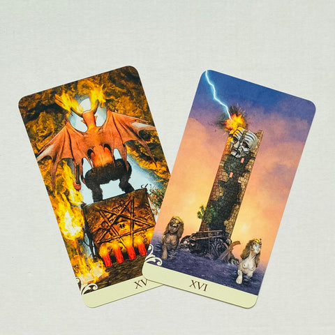 Viceversa Tarot Cards Deck Davide Corsi Esoteric Divination Lo Scarabeo