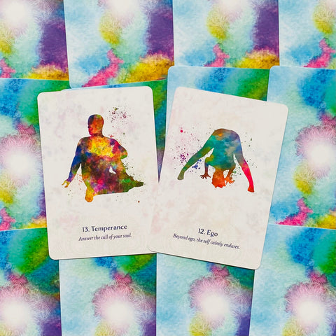 Yoga Wisdom Oracle Cards Deck Blue Angel By Anthony Salerno Daily Practice NEW
