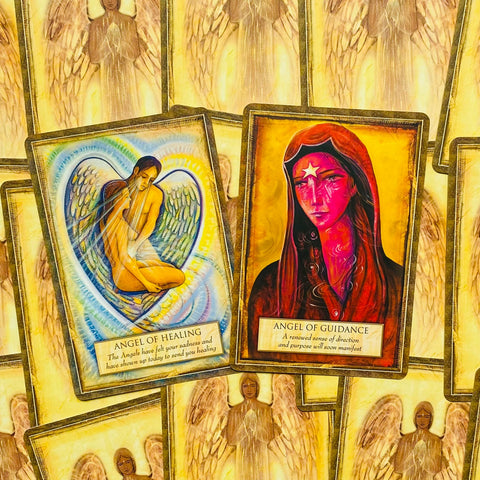 Angels Gods & Goddess Oracle Cards Deck Blue Angel Divination Set