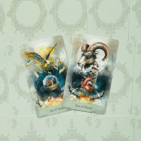 Lorenzi Tarot 78-Card Deck & Full-Color Guidebook Set by US Games Systems