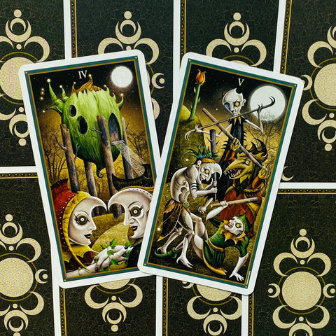 Deviant Moon Tarot Deck Cards Esoteric Patrick Valenza US Games Systems NEW
