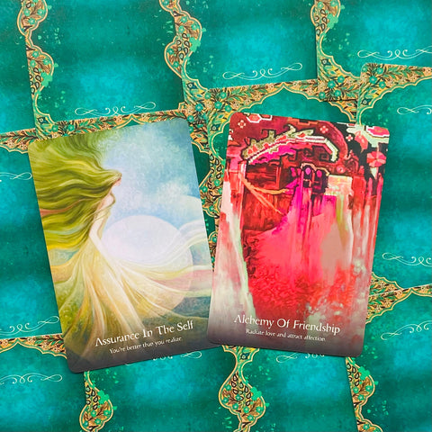 Great Eastern Oracle Cards Deck by Rassouli Blue Angel 44 Card Set