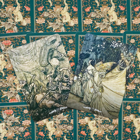 Fairy Oracle Cards by Arthur Rackham Tarot Deck Lo Scarabeo 36 Cards