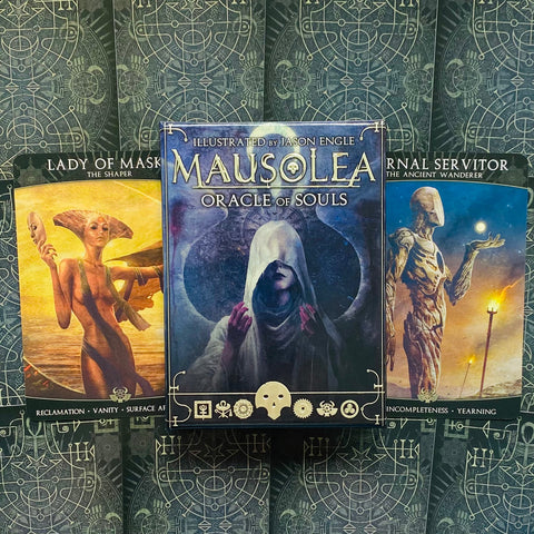 Mausolea: Oracle Of Souls Deck Cards Esoteric Jason Engle Lo Scarabeo Or35