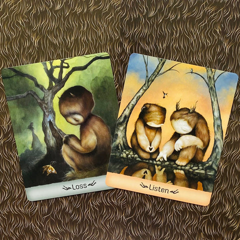 Gentle Creatures Wisdom Oracle Deck & Guidebook by Dan May US Games