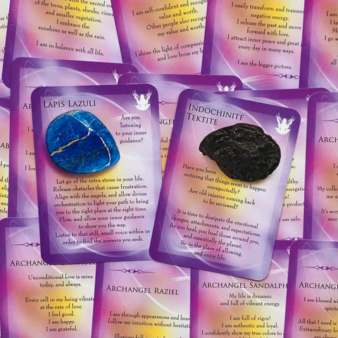 Archangels & Gemstone Guardians Cards Deck Findhorn Esoteric Affirmation NEW