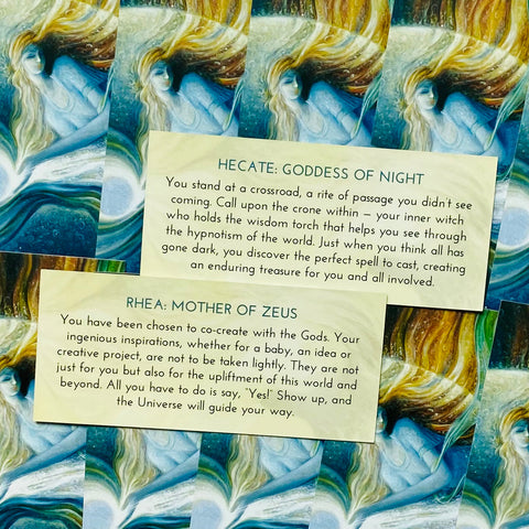 Dream Goddess Empowerment Oracle Cards Deck by Kelly Sullivan Walden