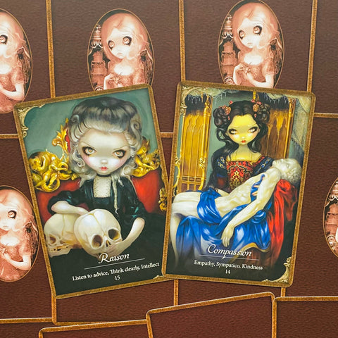 Les Vampires Oracle Cards Deck by Lucy Cavendish Blue Angel 44 Cards