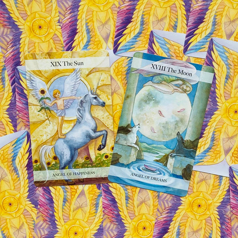 The Angel Tarot Cards & Illustrated Book Cico Books By Jayne Wallace Heaven NEW
