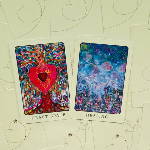 Peace Oracle Deck Cards Toni Carmine Esoteric Telling Blue Angel NEW