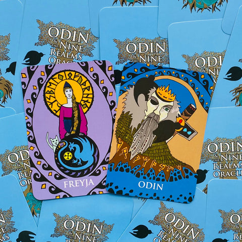 Odin And The Nine Realms Oracle Cards Deck & Guidebook With Bag