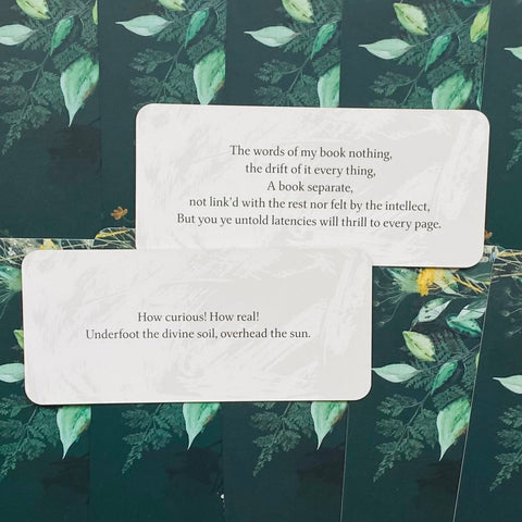 Leaves Of Wisdom Insight Cards Deck Blue Angel By Walt Whitman Soulful NEW