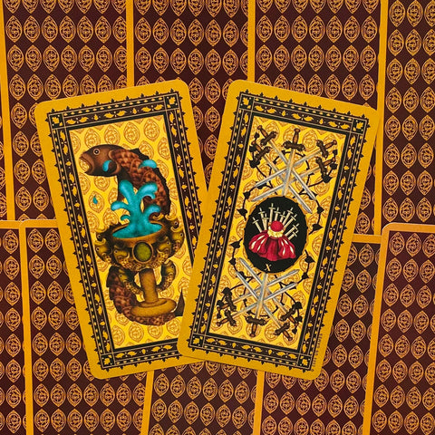 Medieval Cat Tarot Deck by Lawrence Teng 78 Cards US Games English Guidebook