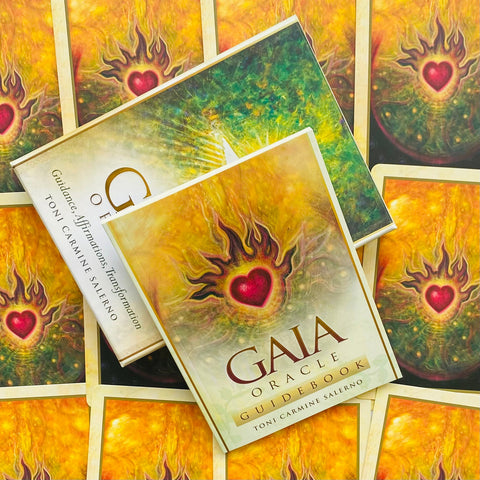Gaia Oracle Deck by Toni Carmine Salerno 45 Cards & Guidebook Blue Angel
