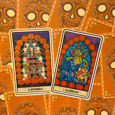 Dia De Los Muertos Oracle Deck 44 Cards & Guidebook by Kelly Sullivan Walden