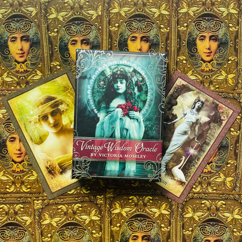 Vintage Wisdom Oracle Cards Deck with Guidebook by US Games Systems