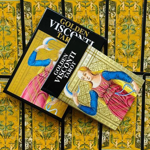 Golden Visconti Grand Trumps Tarot Deck 22 Cards Lo Scarabeo