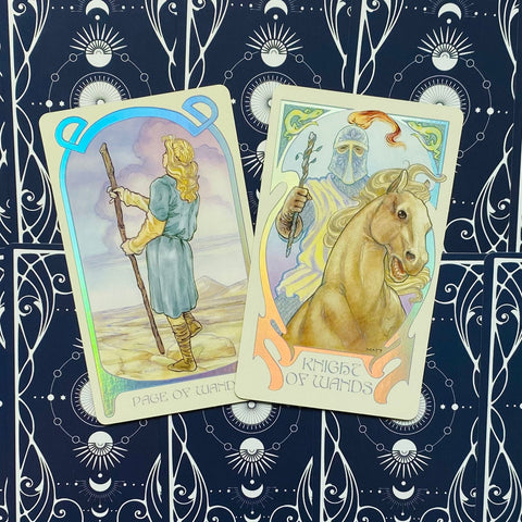 Ethereal Visions Tarot Luna Edition Deck by Matt Hughes w/ Guidebook