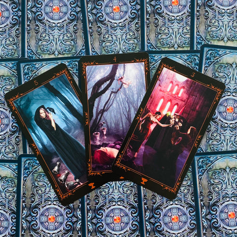 Dark Fairytale Tarot Deck 78 Cards w/ English Guidebook by Lo Scarabeo