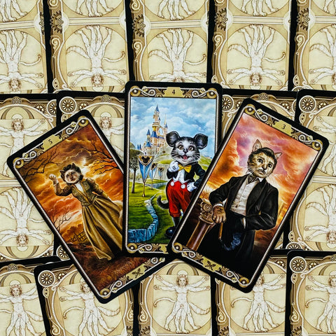 Cat Tarot Deck 78 Cards Lo Scarabeo Baraldi Marseille with Guidebook New