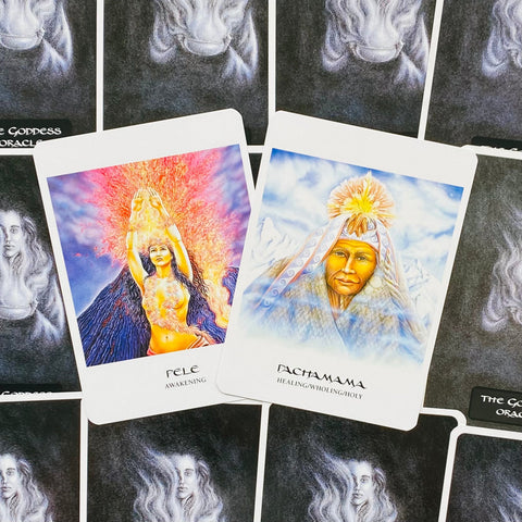 The Goddess Oracle Cards Deck & Guidebook Set by US Games Systems