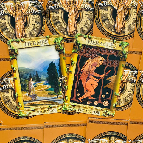 Greek Mythology Reading Cards And Bag Oracle Deck Findhorn Esoteric Ancient With Bag