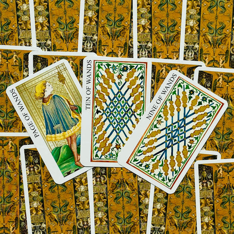 Visconti Mini Tarot Cards Deck Lo Scarabeo Atanas Atanassov Full Cards Deck NEW