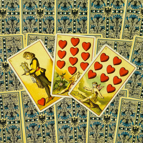 Medieval Fortune Telling Cards Lo Scarabeo Old Cartomancy Playing Cards NEW