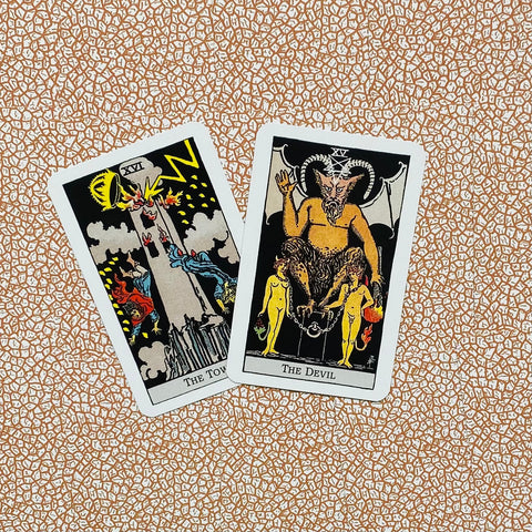 Ae Waite Tarot Pocket Premium Deck Cards Orange Pebble Back Agm 1067012021