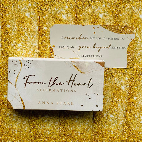 From The Heart Affirmation Cards Deck Rockpool Esoteric Anna Stark Messages NEW