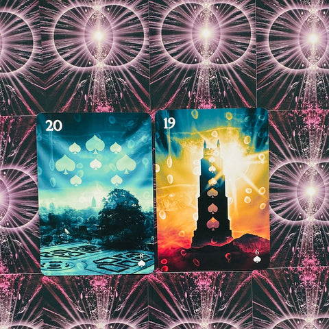 Healing Light Lenormand Oracle Deck by Lo Scarabeo 36 Cards New Sealed