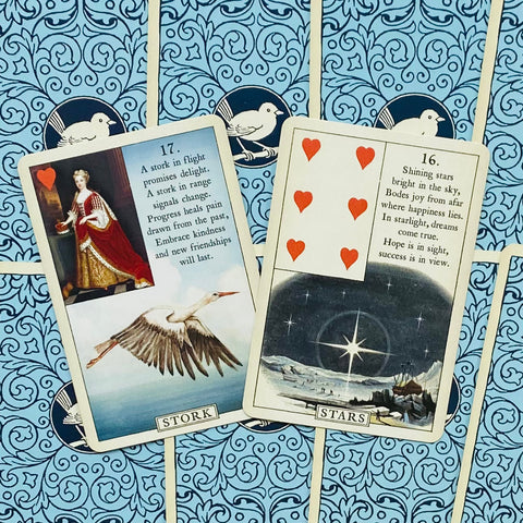 Blue Bird Lenormand Oracle Cards 38-Card Deck US Games Systems