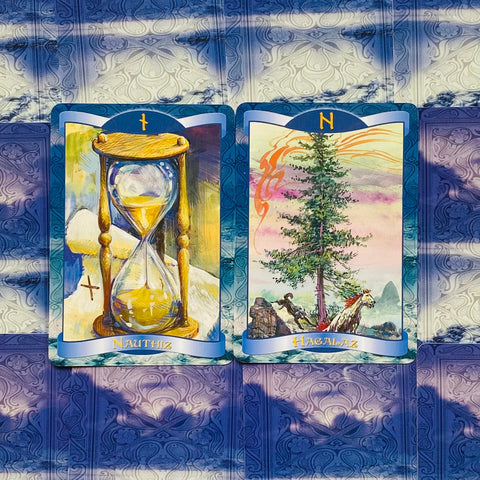 Rune Oracle Cards Deck Lo Scarabeo Norse Gods Divination Set English
