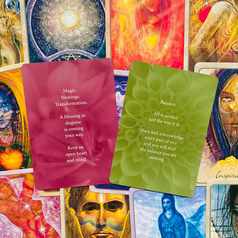 Spirit Oracle Cards Yellow Deck By Toni Carmine Salerno Magic Blue Angel NEW