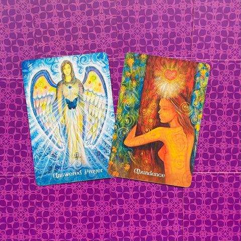 Universal Love Healing Oracle Cards Special 20Th Anniversary Edition Blue Angel