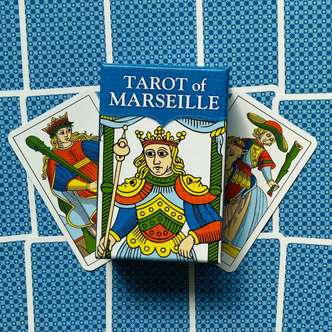 Tarot Of Marseille Cards Mini Deck Esoteric Fortune Telling Lo Scarabeo NEW