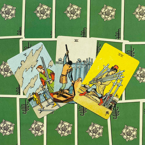 Smith-Waite Borderless Tarot Deck 84 Cards by US Games Systems