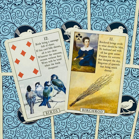 Blue Bird Lenormand Oracle Cards 38-Card Deck US Games Systems