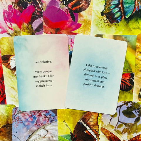 Butterfly Affirmations Deck Cards Esoteric Alana Fairchild Blue Angel Ba44