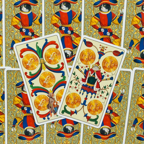 Marseille Cat Tarot Deck 78 Cards by Lo Scarabeo with Guidebook New