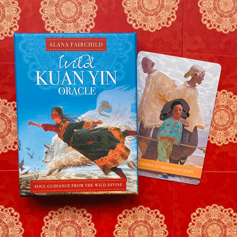 Wild Kuan Yin Oracle Cards Blue Angel Soul Guidance From The Wild NEW