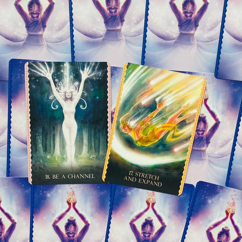 Cosmic Dancer Oracle Cards Deck by Sedona & Tess Blue Angel 44-Card Set