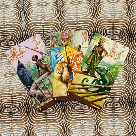 African American Tarot Cards Deck Esoteric Earth Art Wild Lo Scarabeo Ex137